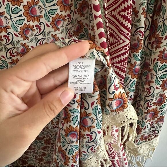 Design Lab Women’s Kimono Size Medium - Picture 2 of 12